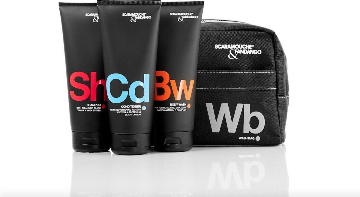Scaramouche + Fandango Wash Bag Shower Set