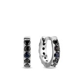 Zilveren oorringen met spinel TCP11903BL | Trendy Chic Petit by Siebel