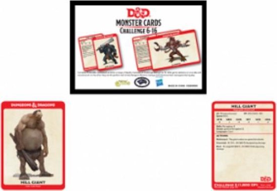 Afbeelding van het spel D&D Monster Card Deck Levels 6-16 (74 Cards)