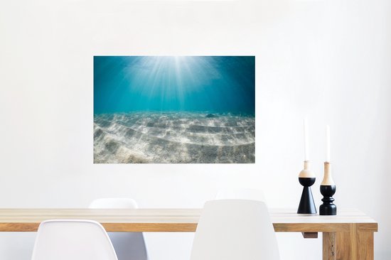 Affiche La lumière du soleil sur les fonds marins 60x40 cm - Tirage photo sur Poster (décoration murale)