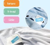 Verstickerd - Kledingsticker zonder plaatje - wasmachine bestendig - Speciaal voor wasmachine labels - Ideaal voor Kinderopvang, BSO en School
