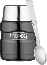 King Thermos Voedseldrager - Foodcontainer - Lunchbox - Voedselcontainer - Space Grijs - 470ml