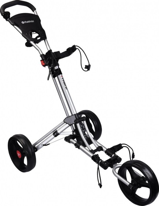 FastFold Trike 2.0 Golftrolley - Zilver Zwart