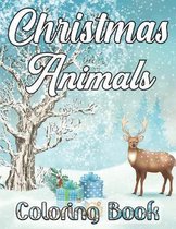 Christmas Animals Coloring Book