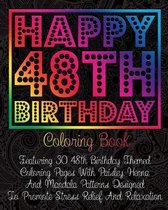 Happy 48th Birthday Coloring Book