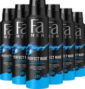 Fa Men Perfect Wave - Deodorant Spray - Voordeelverpakking - 6 x 150 ml