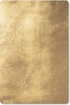 Muismat Goud - Lichtval op een gouden muur muismat rubber - 18x27 cm - Muismat met foto