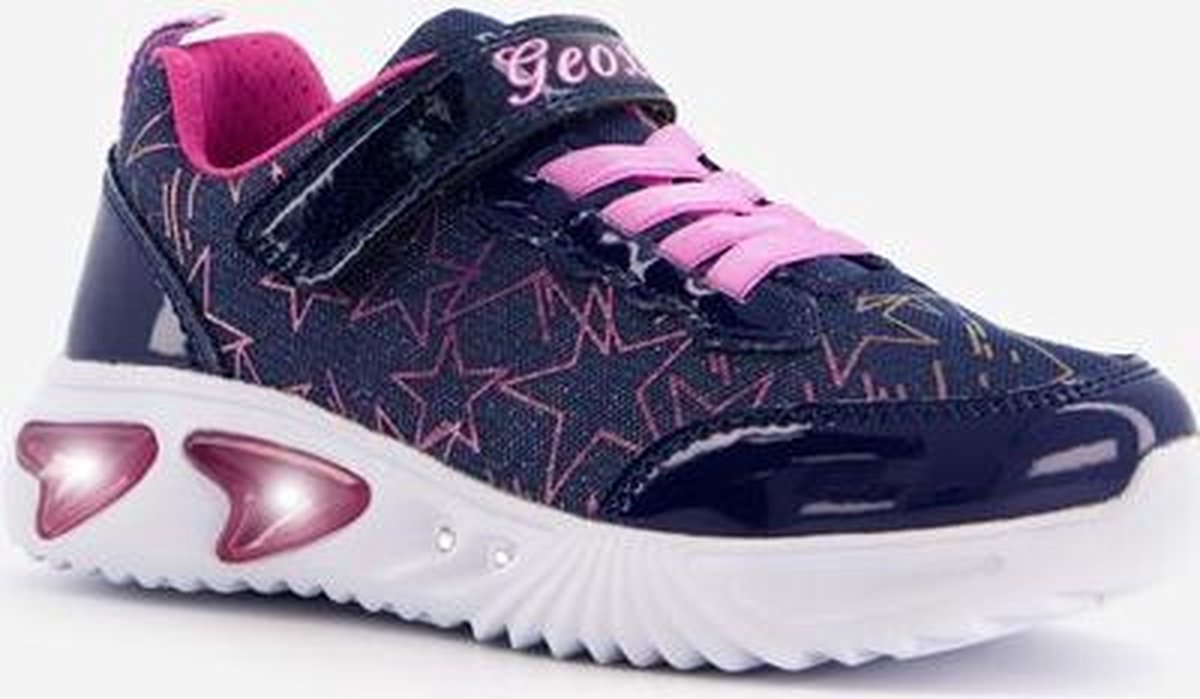 Geox meisjes sneakers met lichtjes - Blauw - Maat 31 - Uitneembare zool |  bol