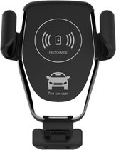 Draadloze Telefoon houder Auto + USB autolader - Fast Charge Qi - Universeel -  Ventilatierooster auto oplader - Telefoonlader ventilatierooster - Snelle telefoon lader auto - Draa