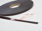 Zelfklevende magneetstrip / magneetband 20mm x 1mm op rol 30m