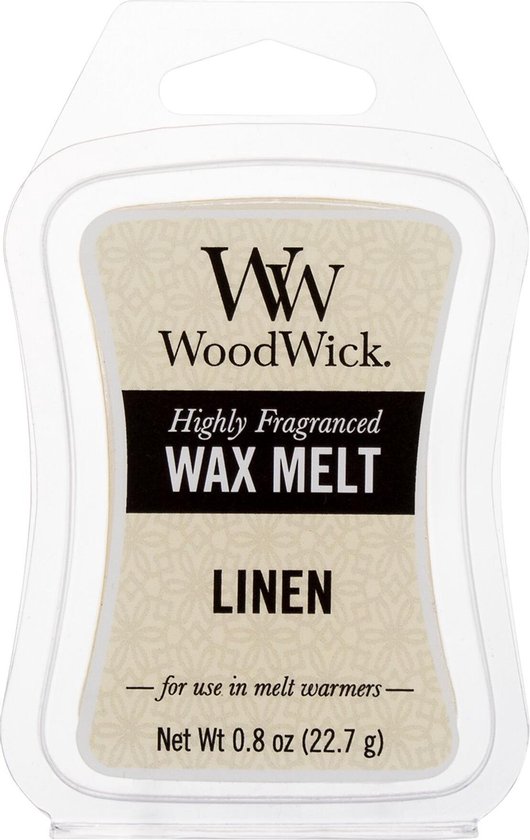 Woodwick Linen Mini Wax Melt | bol.com