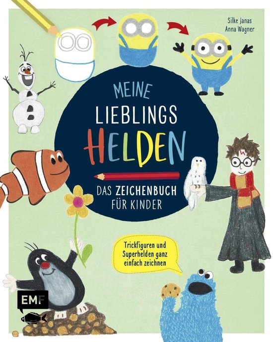 Meine Lieblingshelden – Das Zeichenbuch für Kinder - cover