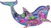 Legpuzzel dolfijn 046 A4 | houten puzzel | 150 stukjes | dierenpuzzel| meer dan 50 verschillende modellen