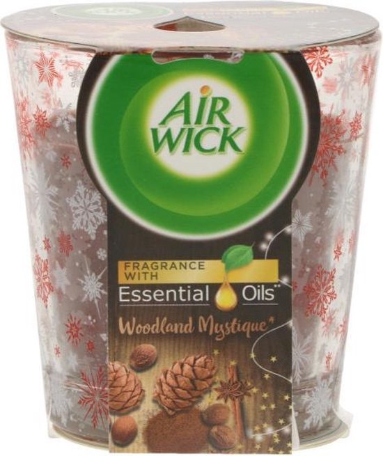 AIRWICK bougie parfumée Essential Oils - Anti-Tabac Orange/ jusqu'à 20  heures - 105g