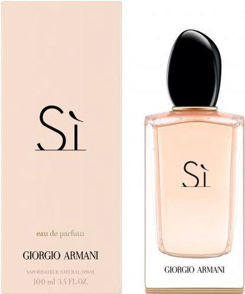 Giorgio Armani Armani Si Eau De Parfum Spray 100 Ml For Vrouwen