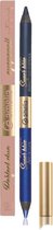 Amelia Cosmetics Oogpotlood Duo Pencil Matte/metallic Blauw