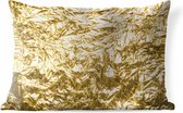 Buitenkussens - Tuin - Gouden folie met een gerimpelde textuur - 60x40 cm