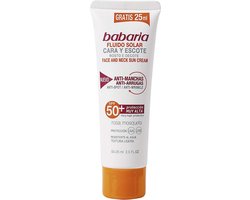 Gezichtszonnecrème SOLAR ADN SENSITIVE Babaria Spf 50 (75 ml) (Uniseks) (75 ml)