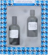 Grijze flanel van Geoffreygee Giftset Eau de Toilette 120ml + aftershave Lotion 120ml