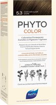 Permanente kleur PHYTO PhytoColor 5.3-castaño claro dorado Geen ammoniak