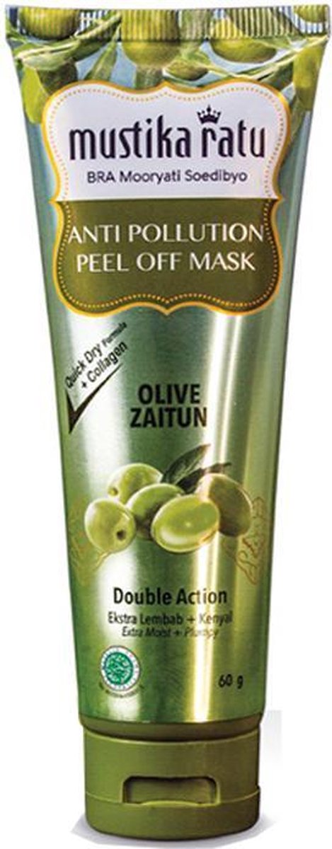 Mustika Ratu Anti Vervuiling Peel Off Mask - Olijf/Zaitun - 60 g