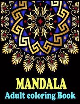 Mandala adult coloring book