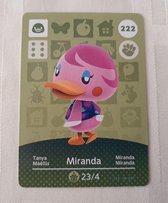 Amiibo animal crossing new horizons origineel Eu Miranda 222 kaart