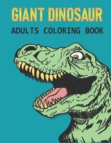 Giant Dinosaur Adults Coloring Book