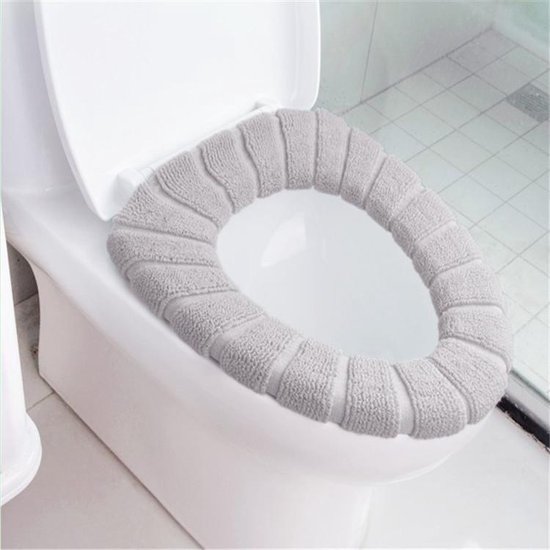 3X Toiletbril Hoes - WC Bril Cover - Universeel Uitrekbaar - Herbruikbaar WC-Brilhoesje - Wasbaar  (Bekijk instructievideo)