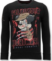 Exclusieve Sweater Heren - Freddy Krueger - Zwart