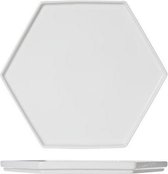 Hive 6-hoekig XL Dinerbord - Dienbord - 28x24cm