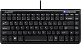 Perixx Periboard 407B compact Ergonomisch toetsenbord / mini toetsenbord | QWERTY - Zwart