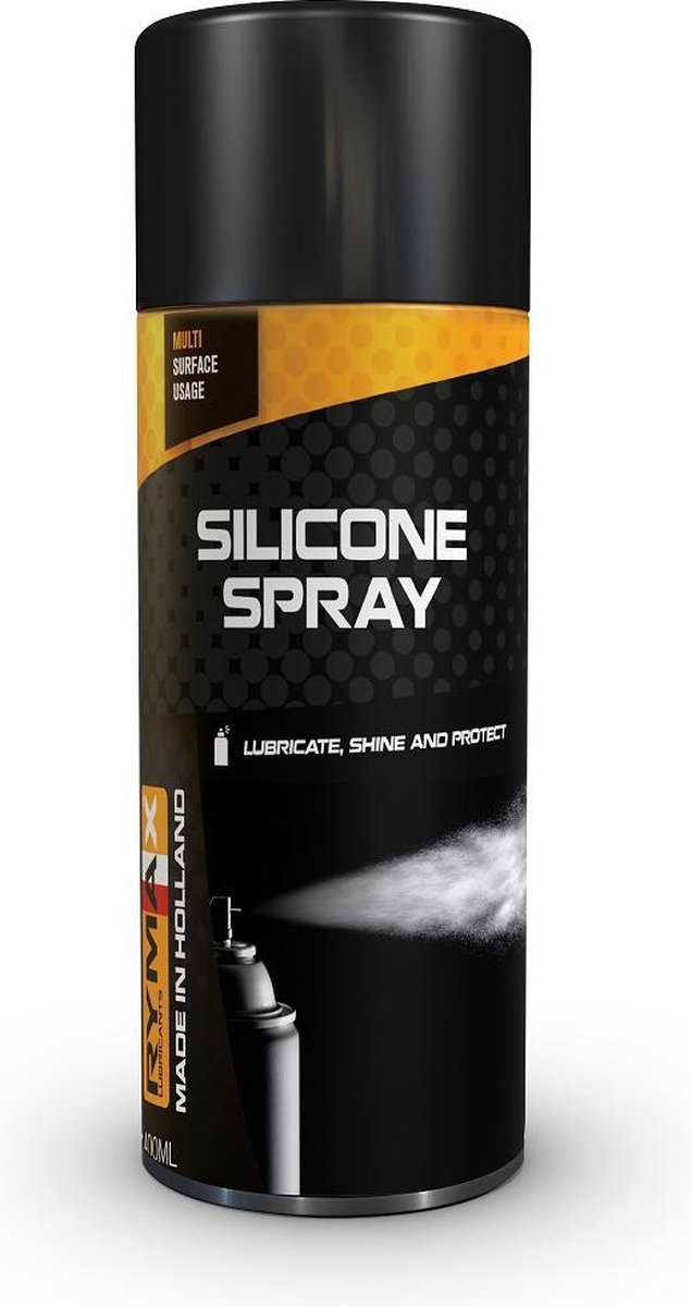 Rymax Siliconespray - Dik smeermiddel - Laat een glanslaag achter - Bescherming voor onderdelen motor & fiets