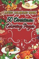 Adult Coloring Book 50 Christmas Coloring Pages
