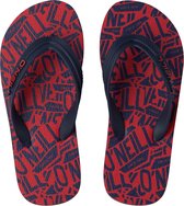 O'Neill Slippers Profile Summer - Blue With Red - 37