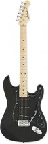 Aria Electric Guitar Black STG-003SPL BK