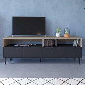 Temahome- TV Meubel Tv-meubel Horizon  - 180cm - Bruin; Zwart