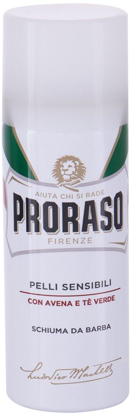 Proraso - White Shaving Foam - Shaving Foam For Sensitive Skin With Green Tea
