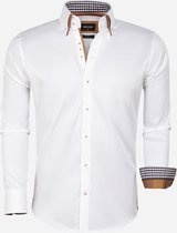 Overhemd Lange Mouw 75428 Roma White