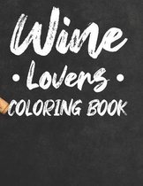 Wine Lovers Coloring Book