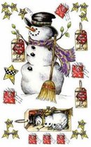 Rubbelbilder (Rub-Ons) Send a Snowmen Weihnachten