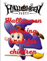 Halloween coloring book for children