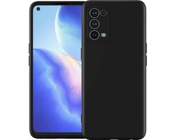 HB Hoesje Geschikt voor Oppo Find X3 Lite 5G Zwart - Siliconen Back Cover