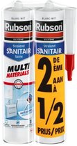 Pattex Pattex Rubson Duopack Sanitair Multi Materials 2E 1/2 Prijs