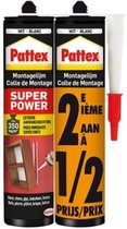 Pattex Pattex Duopacksuper Power Wit 2X370G