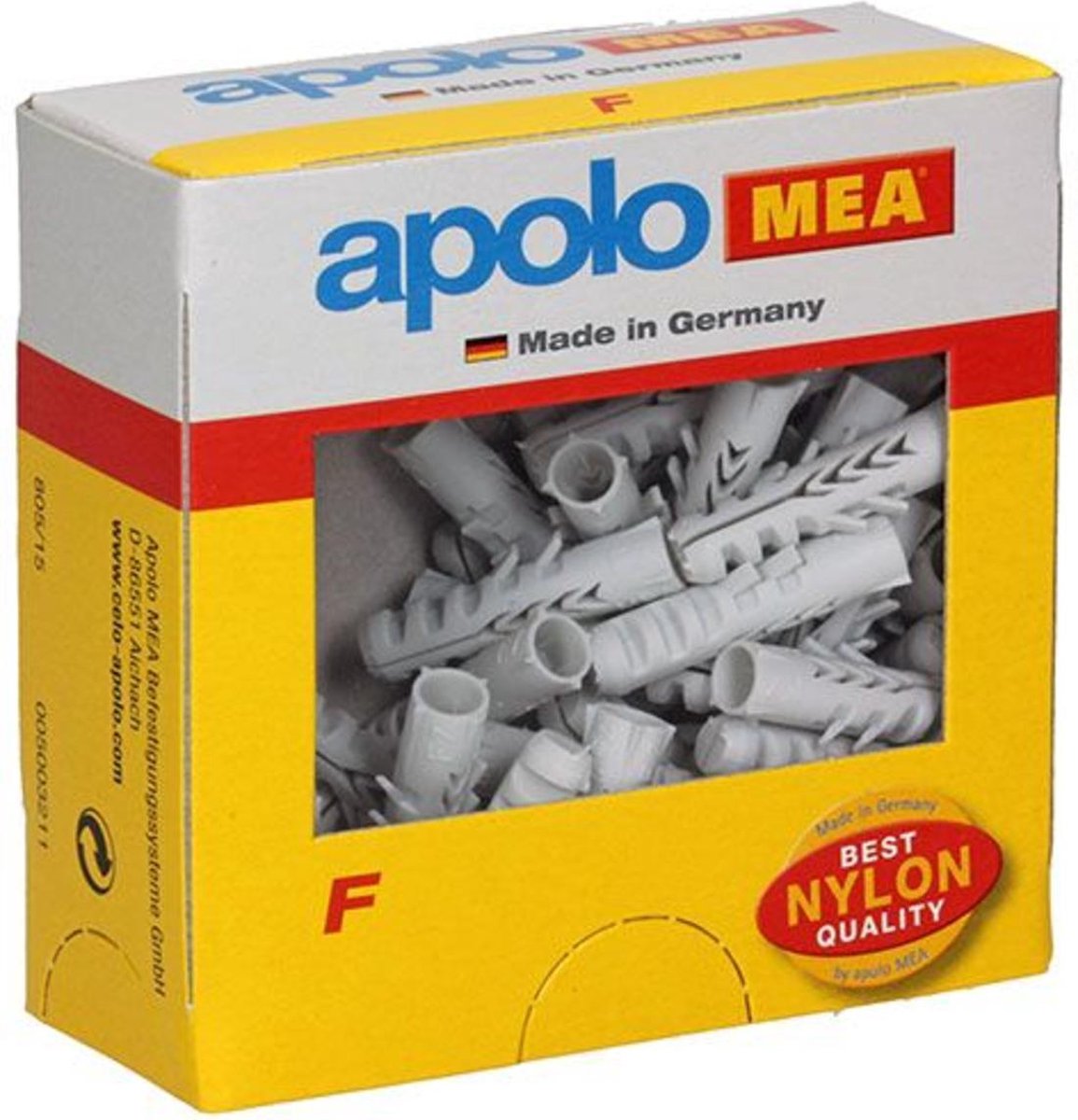 Plug Mea 50St Nylon Pluggen Mea F7 O7X30Mm