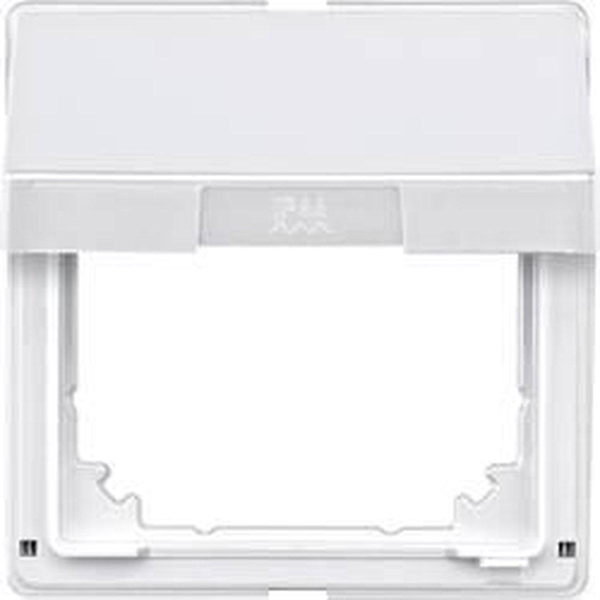 Merten 516519 Afdekking Tussenframe AquaDesign Polar-wit 1 stuk(s)
