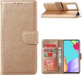 Xssive Hoesje voor Samsung Galaxy A32 5G - Book Case - Goud