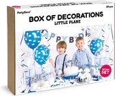 Kinderfeestje versier set - LITTLE PLANE - Versiering Set 39 delig - Party Deco