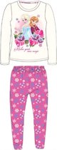 Frozen pyjama - roze - 100% katoen - Disney Frozen maat 134